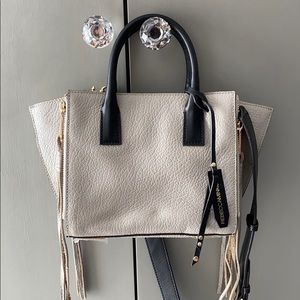 Rebecca Minkoff Gray/Black Leather Bag
